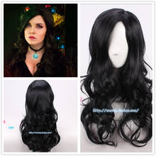 Halloween The witch Yennefer of Vengerberg Black Wavy Wig Women Role Play Black Hair Cosplay Wavy Wig 2024 - buy cheap