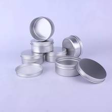 100ml Refillable Containers Aluminum Empty Cosmetic Box Screw Jar Portable Travel Tin Packing Box Makeup Cream Lip Balm Pots 2024 - buy cheap