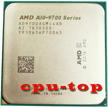 Procesador de CPU AMD A10-Series A10 9700 3,5 GHz Quad-Core, procesador AD9700AGM44AB Socket AM4 sin ventilador 2024 - compra barato