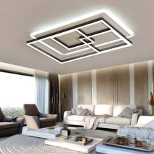 Luces de techo LED acrílicas modernas, iluminación Rectangular/cuadrada para sala de estar, dormitorio, comedor, estudio, balcón, lámparas de techo 2024 - compra barato