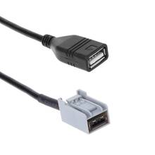 Adaptador de Cable de Audio Aux USB, Cable de extensión de Puerto hembra para Honda Civic Jazz CR-V, novedad de 2021 2024 - compra barato