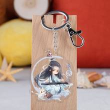 6 Styles Acrylic Keychain Anime Mo Dao Zu Shi Star Cartoon Model Transparent Double-sided Pendant Keychain Toys for Gifts 55mm 2024 - buy cheap