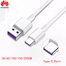 Cable USB 3,1 tipo C para móvil, supercargador para Huawei P20 Pro lite Mate 9 10 Pro P10 Plus lite V10 2024 - compra barato