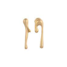 ELEGANCE Punk Earrings Gold Bone Shape Stud Jewelry Female Earrings Christmas Party Jewelry Gift for Women 2024 - buy cheap