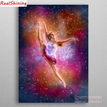 5D Diy Diamond Painting Cross Stitch full Square Diamond Embroidery Dancing girl picture for room Decor H2345 2024 - buy cheap