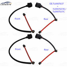 2 Pairs Front + Rear Brake Pad Wear Sensor 7L0907637 7L0907637B 7L0907637C Fit for AUDI Q7 Quattro PORSCHE Cayenne 9PA VW TOUAR 2024 - buy cheap