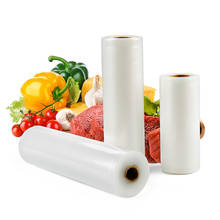 500cm/rolls vácuo alimentos saver aferidor sacos de cozinha saco de armazenamento nozes frutas de carne legumes fresco-mantendo embalagem saco 2024 - compre barato