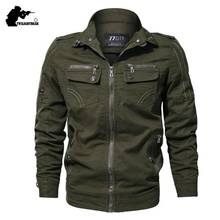Jaqueta bomber militar masculina, casaco grande de primavera e outono af2801 2024 - compre barato