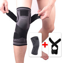 1PC Running Kneepad Men Pressurized Elastic Nylon Knee Pads Patella Support Fitness Gear Basketball Volleyball Brace Protector 2024 - buy cheap