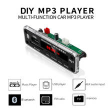 Беспроводной Bluetooth MP3 WMA декодер плата 5 в 12 В аудио модуль Поддержка USB SD AUX FM аудио радио модуль для автомобиля аксессуары 2024 - купить недорого