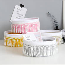 Cotton Rope Storage Baskets Nordic Style Tassel Handmade Woven Dirty Clothes Laundry Basket Desktop Sundries Organizer Hamper 2024 - buy cheap