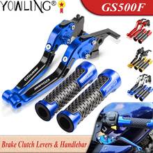 For SUZUKI GS500F GS 500 F 2004 2005 2006 2007 2008 2009 Motorcycle Accessories Adjustable Brake Clutch Levers Handle Bar Grips 2024 - buy cheap