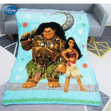 Disney-Manta fina y ligera para niños, Moana y Maui Tropical, Franela suave para la cama, sofá, regalo de cumpleaños, 117x152cm 2024 - compra barato