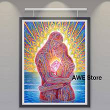 Trippy Alex Grey Psychedelic Silk Poster Print Abstract Painting Wall Art Decoration Pictures Living Room Home Decor 2024 - buy cheap