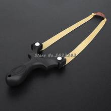 New Slingshot With Flat Rubber Band Slingshot Outdoor Hunting Big Power Precision Slingshot Catapultas For Shooting 2024 - buy cheap