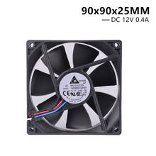 New Delta AFB0912HH 9025 9225 90MM 9CM 90x90x25MM Cooling Fan Dual Ball Bearing Computer Case 12V 0.4A 3pin 2024 - buy cheap