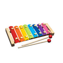 Детский музыкальный инструмент, деревянный ксилофон, детские музыкальные забавные игрушки для девочек, развивающие игрушки, подарки, детский ксилофон 2024 - купить недорого