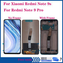 Tela lcd sensível ao toque para xiaomi, kit de reparo e montagem de celular com 6.67 polegadas, para redmi note 9 pro, 4g 2024 - compre barato
