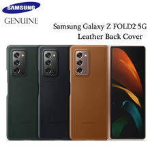 Original samsung galaxy z fold2 5g EF-VF916 capa de couro caso capa protetora à prova de choque aperto confortável 2024 - compre barato