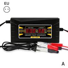 Bateria de carro inteligente automática, bateria de chumbo charger12 v 10a com display ue/eua, carregador rápido, lcd, ácido/gel, cha f5v0 2024 - compre barato