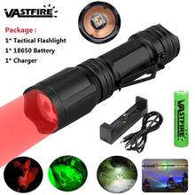 Flashlgiht 4 Color In 1 Multi-Color White/Green/Red/BLUE Aluminum Torch Lamp Tactical Flashlight For AAA or 18650 battery 2024 - buy cheap