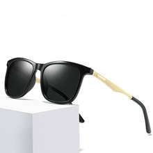 Женские солнцезащитные очки Ellen Buty, брендовые поляризованные солнцезащитные очки в винтажном стиле с градиентом кошачий глаз, УФ-очки для вождения, зеркальные женские очки 2024 - купить недорого