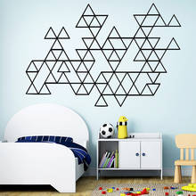 Beauty Geometric Pattern Wall Sticker Sticker House Decor For Home Decor Living Room Bedroom Removable Decor Wall Decals 2024 - buy cheap