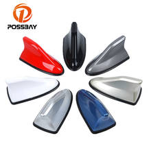 POSSBAY-antena de Radio Universal para coche, diseño de señal FM, aleta de tiburón, estilo de coche para todos los modelos de coche 2024 - compra barato