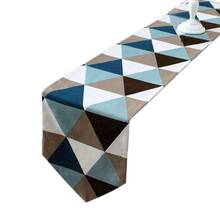 Modern Geometric e-Pattern Table Runner - Polyester Fabric Table Top Decoration Home Decor 2024 - buy cheap