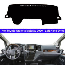 Car Inner Dashboard Cover For Toyota Granvia Majesty 2020 Auto Dash Mat Carpet Cape Anti-sun Sun shade Dashmat Anti-dirty 2024 - buy cheap