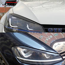 For Volkswagen VW Golf 7 MK7 GTI R GTD 2013-2017 Car Accessories Headlight Head Lamp Light Eyelid Eyebrow Stickers Cover Trim 2024 - buy cheap