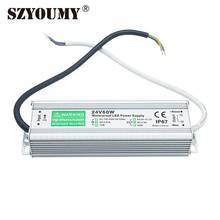 Szyoumy dc24v 2.5a 60w fonte de alimentação à prova dwaterproof água ac para dc 24v led transformador adaptador ao ar livre 2024 - compre barato