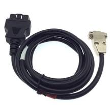 Cable de extensión OBD2 de 16 pines a DB9, 1,85 metros, serie RS232, OBD a DB9 2024 - compra barato