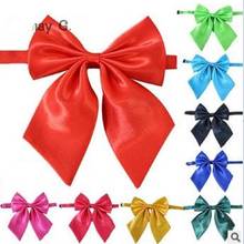 10pc/lot 2021 Hot sale Solid color polyster&silk butterfly pet puppy dog bow tie Grooming Supplies PE07 2024 - купить недорого