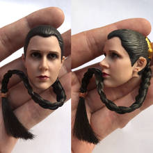 1/6 Scale Female Figure Accessory Princess Leia temperament beautiful youth version Head Sculpt Carved for 12 inches Body 2024 - buy cheap