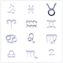 5pcs Zodiac DIY Jewelry Making Charm Twelve Constellations Stainless Steel Pendant Craft Wholesale Accessories For Necklace 2021 2024 - buy cheap