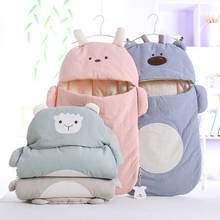 Newborn Envelop 100% Cotton Infant Winter Sleeping Bag 40*80cm Sleep Sack Stroller Warm and Soft Swaddle Bag 2024 - buy cheap