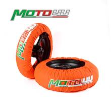 MOTO4U New Motorcycle Tire Warmer Tyre Cover Warmer Set C120/ 200 17 inch Front and Rear RACING 2024 - buy cheap