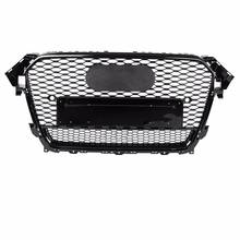 Para rs4 estilo frente esporte encanta malha favo de mel capa grill gloss preto para audi a4/s4 b8.5 2013-2016 para quattro estilo 2024 - compre barato