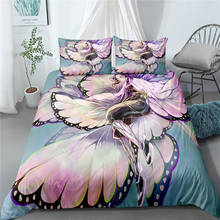 Home Textile Japanese Anime Duvet Cover Set Single Double Bed Linen Twin Full Queen King Size Bedding Set Teens Bedclothes 2024 - buy cheap