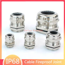 All Sizes Nickel Brass Cable Glands Waterproof Connector electrical Cable IP68 entry electric gland threaded joint for 3-44mm 2024 - buy cheap