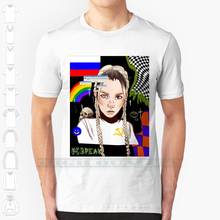 Новая Стильная хлопковая футболка для мужчин и женщин с принтом Nastya Kreslina Ic3peak, большие размеры 6xl 2024 - купить недорого