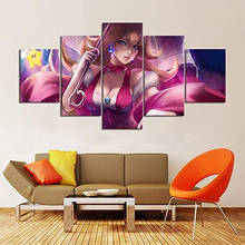 5 Piece Wall Art Canvas Game Figure Modular Pictures Girls Posters And Prints Modern Living Home Bedroom Decoration Paintings 2024 - buy cheap