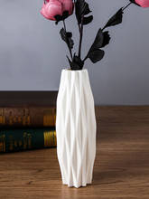 Скандинавская ваза для цветов, домашняя Цветочная композиция для гостиной, Современная креативная простая свежая стильная ваза, украшения для дома 2024 - купить недорого