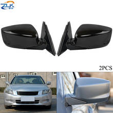 ZUK пара экстерьера автомобиля зеркало заднего вида в сборе для HONDA ACCORD Asian CP1 CP2 CP3 2008-2013 боковое зеркало без сигнальной лампы поворота 2024 - купить недорого