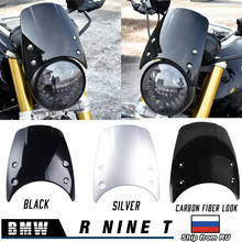 УГЛЕРОДНЫЙ ветрозащитный экран для мотоцикла, ветровое стекло для BMW R Nine T NINET R9T R 9 T 2014 2015 2016 2017 2018 2019 2020 2021 2024 - купить недорого