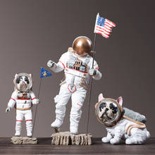 European Creative Gifts Resin Astronauts Ornaments Home Furnishing Room Table Figurines Crafts Office Desktop Statues Decoration 2024 - buy cheap