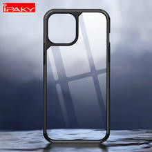 Funda para iPhone 12 iPaky 11 12 Pro Mini, carcasa de silicona acrílica híbrida a prueba de golpes transparente para iPhone 11 12 Pro Max 2024 - compra barato