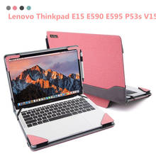 Laptop Case for Lenovo Thinkpad E15 E590 E595 P53s V15 V330 15.6 inch Cover Protective Shell Notebook Bags Sleeve Skin 2024 - buy cheap