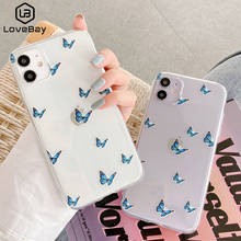 Lovebay Beautiful Butterfly Clear Phone Case For iPhone 11 Pro Max XS Max XR X Soft TPU Silicone Back Cover For iPhone 7 8 Plus 2024 - buy cheap
